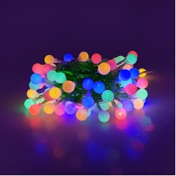 Lampice za jelku sa 100 višebojnih LED 10m + dalj.