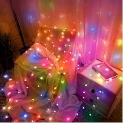 Lampice za jelku sa 200 višebojnih LED dioda 20m