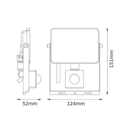 OSRAM LED Reflektor 20W PIR Senzor 6500K | 4099854489600E - Reflektor sa senzorom