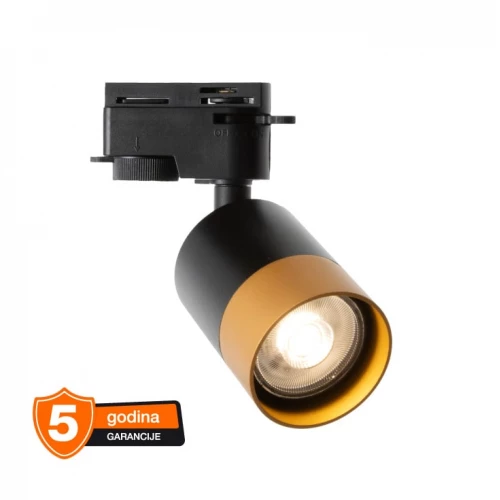 OSRAM LUXE crni monofazni šinski reflektor 6W - Šinska rasveta