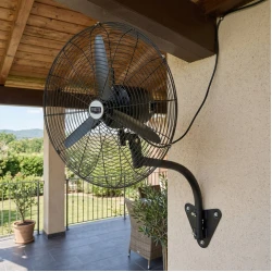 PROSTO Zidni Industrijski Ventilator 66 cm, 150W, 3 Brzine, Protok 155 m³/min
