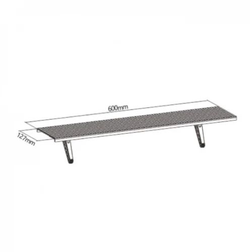 Polica-držač na TV-u 600x127x39 mm - Nosači za TV Polica-držač na TV-u 600x127x39 mm - Nosači za TV