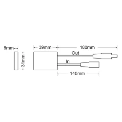 Prekidač LED trake sa IR senzorom LTR-SW-IR