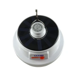 Prenosna Punjiva LED Lampa sa Kukom i Solarnim Panelom, 165 SMD plus COB, 166 g