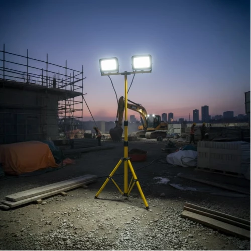 Prenosni LED reflektori na stalku 2x50W - Led reflektori