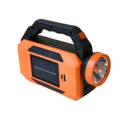 Punjiva LED Lampa XPE plus 3 COB, 6 Režima sa Plavo Crvenim Treptanjem, Power Bank, Narandžasta