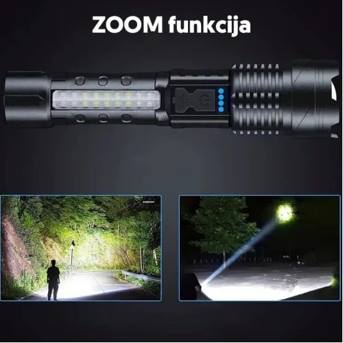 Ručna LED lampa sa LASER LED tehnologijom - Led lampe na baterije