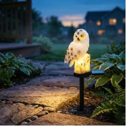 Solarna Baštenska Lampa Sova MX671B – Magija u Vrtu!