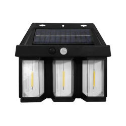 Solarna LED lampa sa senzorom pokreta 2W 3x filament topla bela