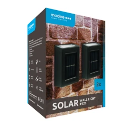 Solarna LED zidna lampa Modee ML-WS126, dnevno svetlo 9000K, IP44