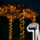 Solarni LED niz 7m, 100 toplo belih dioda - Dekorativna rasveta