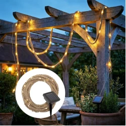 Solarni LED niz konopac 5m 52 LED | Besplatna bašta! MXROPE