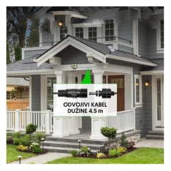 Solarni LED reflektor 30W 350lm sa PIR senzorom podesiv nagib