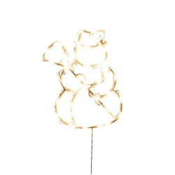 Ukras za prozor "sneško"