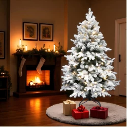 Veštačka jelka 180cm sa osvetljenjem i snegom