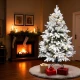 Veštačka jelka 240cm sa osvetljenjem i snegom - Dekorativna rasveta