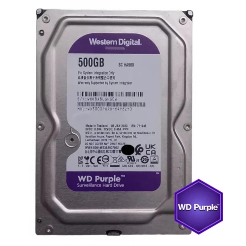 WD Purple HDD 3.5 500GB WD5000PURX - Hard disk za video nadzor WD Purple HDD 3.5 500GB WD5000PURX - Hard disk za video nadzor