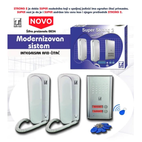 Žični interfon sa RFID čitačem – Sigurnost na ulazu - Audio interfoni