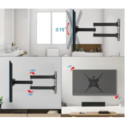 Zidni nosač za TV HOME X-400, 32-55 inča, do 22 kg