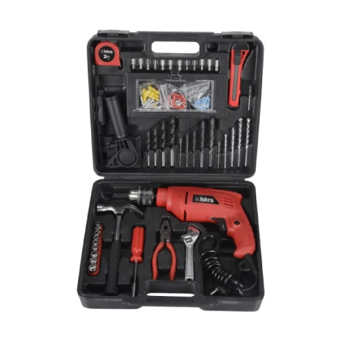 ISKRA Vibraciona Bušilica + Set Alata | Snaga i Preciznost - Bušilice za profesionalce i hobiste