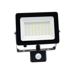 PROSTO LED reflektor sa PIR senzorom 50W 4300lm crni LRF048SW-050