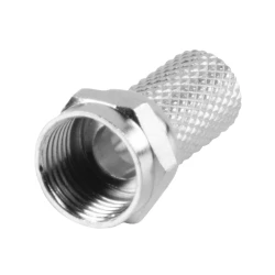 F konektor muški navrtni za RG6 metalni FF1