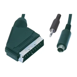 SCART kabl na S-Video i audio 3.5mm 10m crni SCART48/10