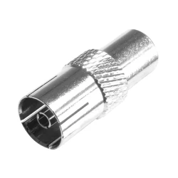 Koaksijalna antenska utičnica navrtna za RG6 metalna FST2