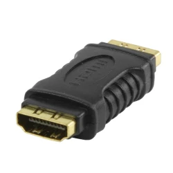 HDMI spojnica ženska na ženska pozlaćena crna VC-007G