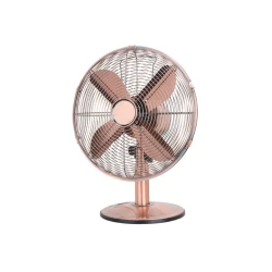 EUROLAMP stoni ventilator 30cm 50W bakarni metalni