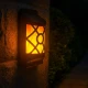 Solarna baštenska LED lampa sa efektom plamena nazidna MX6066