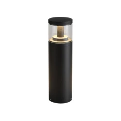 LED baštenska svetiljka aluminijumska crna 12W toplo bela IP65 E250179