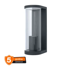 LEDVANCE zidna spoljna lampa aluminijumska siva E27 fasadna