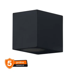 LEDVANCE zidna spoljna lampa aluminijumska crna 2x GU10 gore-dole