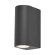 BRAYTRON zidna spoljna lampa GU10 siva aluminijum BG32-00222