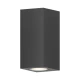 BRAYTRON zidna spoljna lampa GU10 siva aluminijum BG32-00422