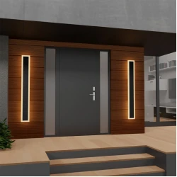 BRAYTRON zidna LED spoljna svetiljka izdužena crna BG38-03501