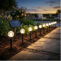 Solarni ubadajući LED niz 10 lampica toplo beli 13489-11415