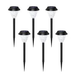 Solarne baštenske lampe, set 6 komada