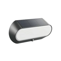 EUROLAMP ovalna solarna zidna lampa sa senzorom 5W 500lm