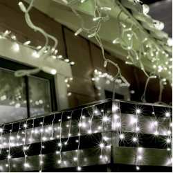 LED svetleći niz 300 dioda 10m, hladno bela, 8 programa (KKF308/WH)