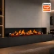 Dekorativni kamin na vodenu paru širine 78 cm HOME DK-L080MC/T