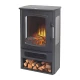 Samostojeći električni kamin sa panoramskim ložištem 1000/2000W HOME FKK26