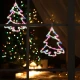 Home KID502B/M ukras za prozor jelka sa 35 višebojnih LED dioda