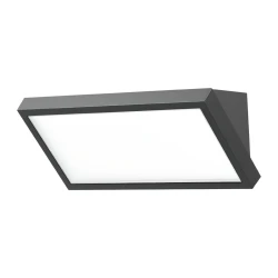 BRAYTRON BG37-00582 zidna LED lampa 20 W, 3 boje svetla, 2000 lm, IP65, crna