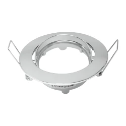PROSTO R-Z001/CH ugradna rozetna za MR16 GU5.3, hrom, podesiva ±30°