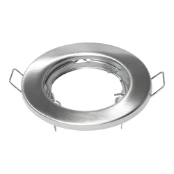 PROSTO R-S001/SN ugradna rozetna za GU10, saten nikl, fiksna, otvor 65 mm
