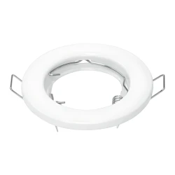 PROSTO R-S001/WH ugradna rozetna za GU10, bela, fiksna, otvor 65 mm