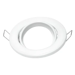PROSTO R-S002/WH ugradna rozetna za GU10, bela, podesiva ±30°, 90 mm