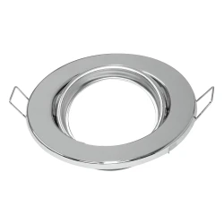 PROSTO R-S002/CH ugradna rozetna za MR16 GU5.3, podesiva ±30°, hrom